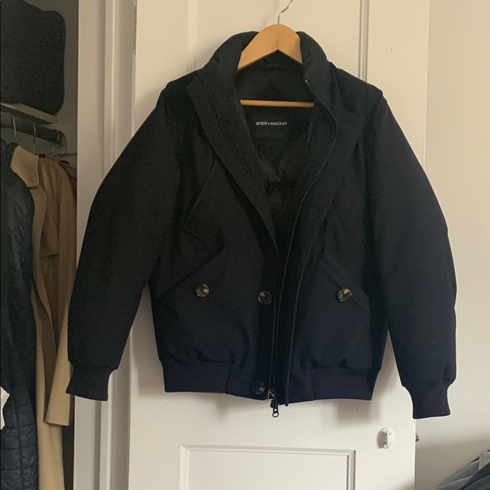 GUC Spier and Mackay bomber parka navy
